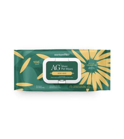 10% OFF: Nurture Pro AG+ Silver Pet Wet Wipes For Cats & Dogs (Aloe Vera) - Good Dog People™