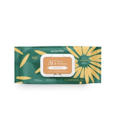 10% OFF: Nurture Pro AG+ Silver Pet Wet Wipes For Cats & Dogs (Unscented) - Good Dog People™