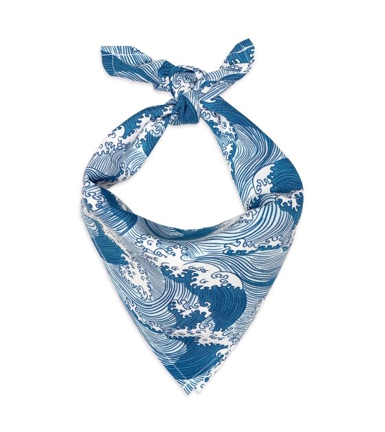 10% OFF: Ohpopdog Nihon Collection Bandana (Nami) for Dogs & Cats - Good Dog People™