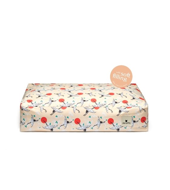 10% OFF: Ohpopdog Nihon Collection Dog Pillow Bed (Tsuru) for Dogs & Cats - Good Dog People™