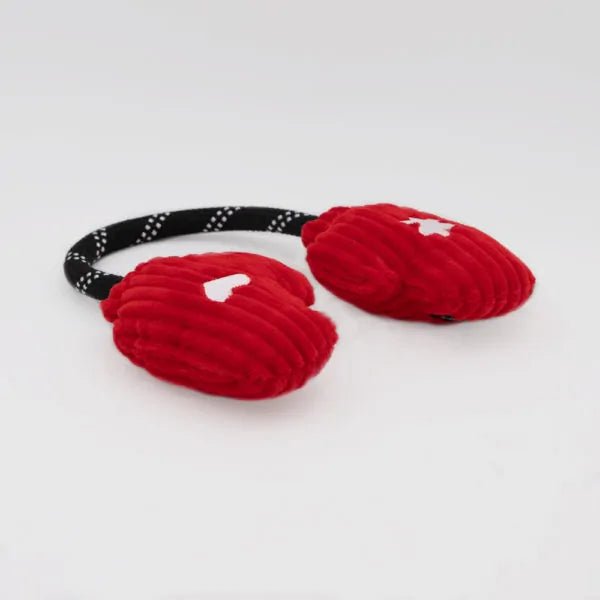 10% OFF: ZippyPaws Holiday RopeTugz Dog Toy (Mittens) - Good Dog Peopleā¢
