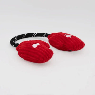 10% OFF: ZippyPaws Holiday RopeTugz Dog Toy (Mittens) - Good Dog Peopleā¢