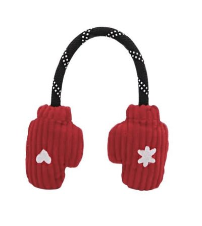10% OFF: ZippyPaws Holiday RopeTugz Dog Toy (Mittens) - Good Dog Peopleā¢