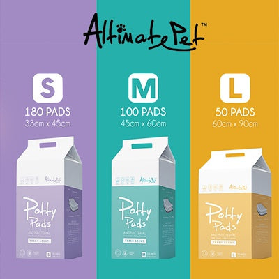 Altimate Pet Antibacterial Odour Control Potty Pee Pad - Medium (45cm x 60cm)