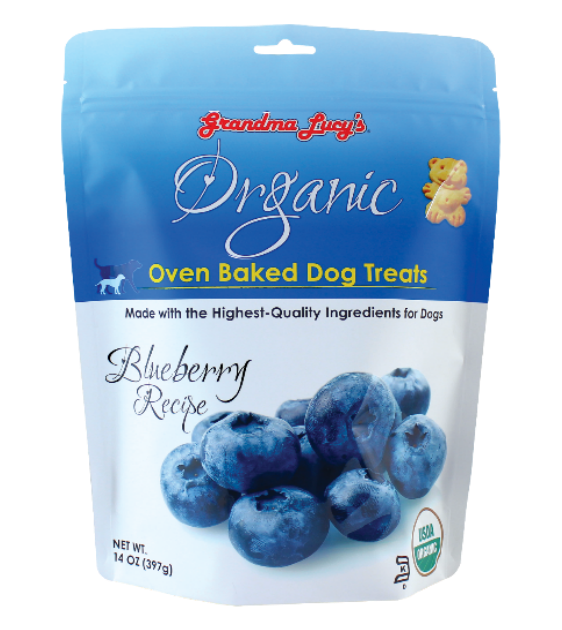 Grandma Lucy’s Organic Oven Baked Blueberry Treats Dog Treats
