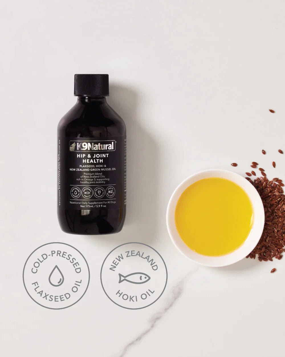 15% OFF + FREE Topper: K9 Natural Brain & Eye Health Oil (Flaxseed, Hoki, Blackcurrant Seed & Avocado) For Dogs - Good Dog People™