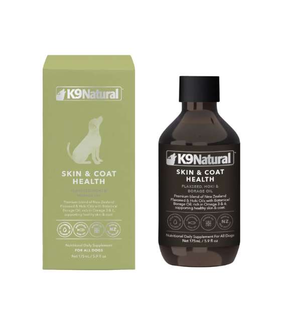 15% OFF + FREE Topper: K9 Natural Skin & Coat Health Oil (Flaxseed, Hoki & Borage) For Dogs - Good Dog Peopleā¢