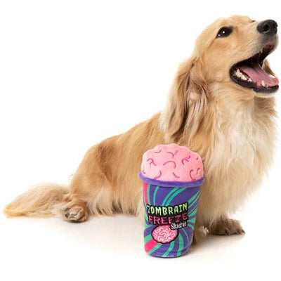 15% OFF: FuzzYard Halloween Zombrain Freeze Slushie Plush Dog Toy - Good Dog Peopleā¢