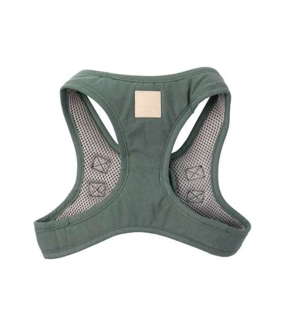 15% OFF: FuzzYard LIFE Cotton Step-in Dog Harness (Myrtle Green) - Good Dog People™