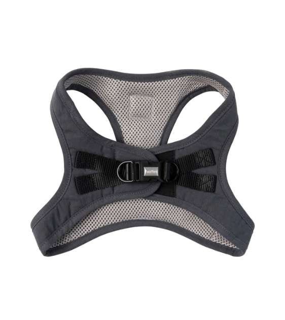 15% OFF: FuzzYard LIFE Cotton Step-in Dog Harness (State Grey) - Good Dog Peopleā¢