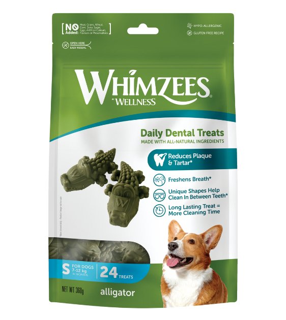 $19 ONLY: WHIMZEES Natural Alligator Dental Dog Chews - Good Dog People™