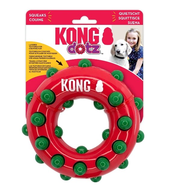20% OFF: KONG Holiday Dotz Ring Dog Toy - Good Dog Peopleā¢
