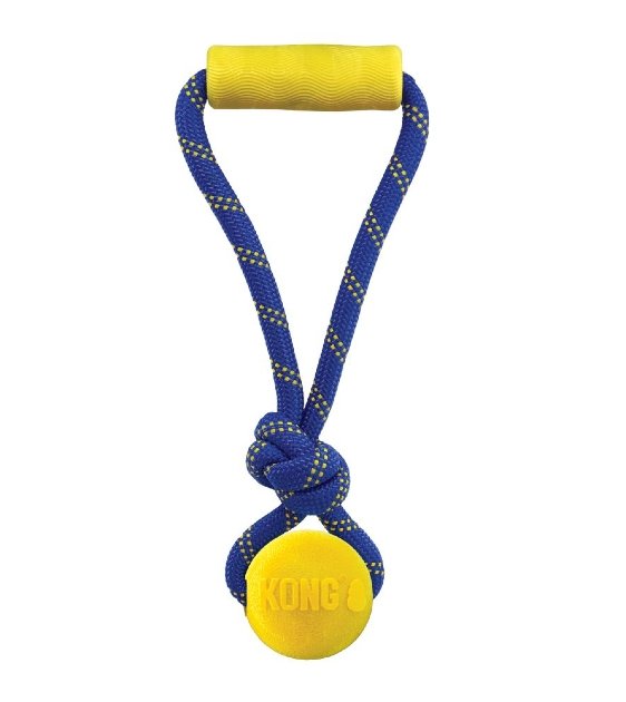 20% OFF: KONG Jaxx Brights Tug with Ball Dog Toy (Assorted Colors) - Good Dog People™