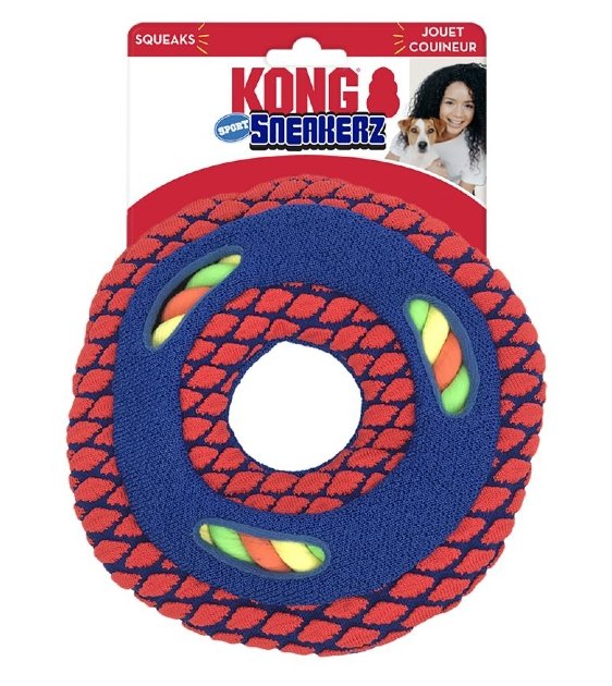 20% OFF: KONG Sneakerz Sport Disc with Rope Dog Toy - Good Dog Peopleā¢