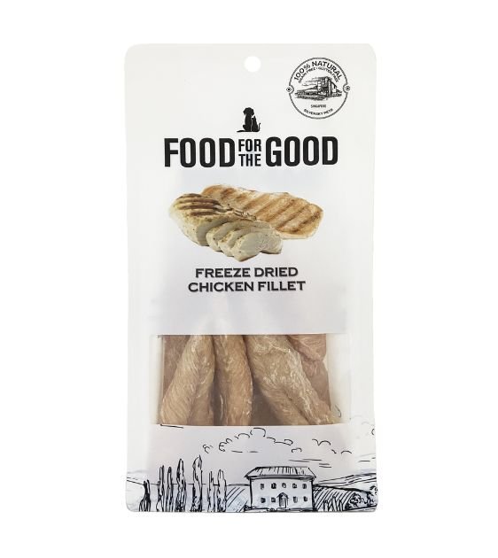 25% OFF: Food For The Good Freeze Dried Chicken Fillet Cat & Dog Treats - Good Dog Peopleā¢