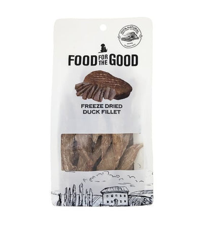 25% OFF: Food For The Good Freeze Dried Duck Fillet Cat & Dog Treats - Good Dog Peopleā¢