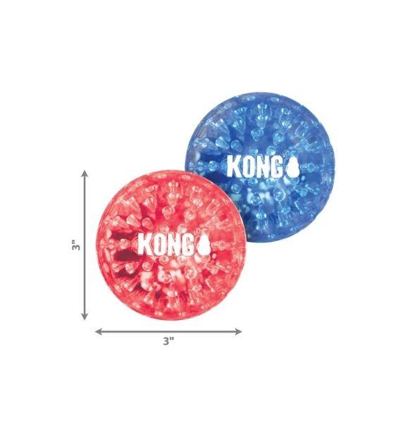 Kong Squeezz Geodz Assorted Dog Toy (2 Pcs)