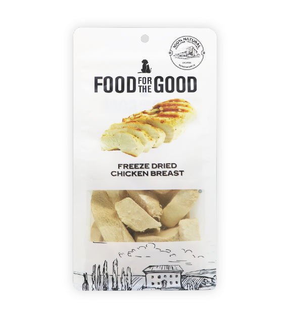 30% OFF: Food For The Good Freeze Dried Chicken Breast Cat & Dog Treats - Good Dog People™