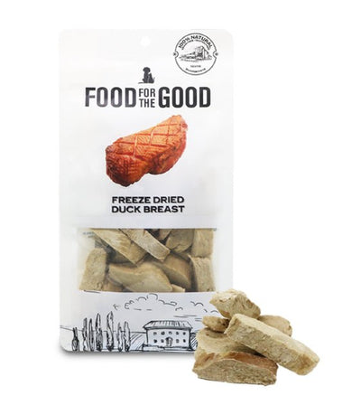 30% OFF: Food For The Good Freeze Dried Duck Breast Cat & Dog Treats - Good Dog Peopleā¢