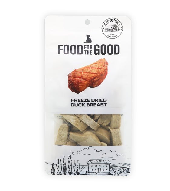30% OFF: Food For The Good Freeze Dried Duck Breast Cat & Dog Treats - Good Dog Peopleā¢