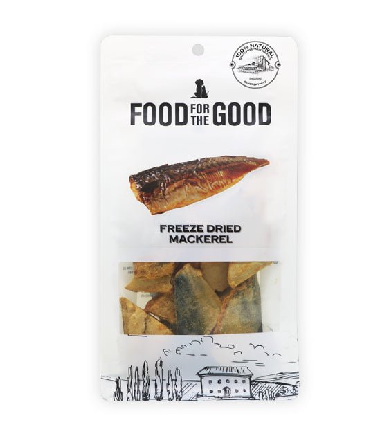30% OFF: Food For The Good Freeze Dried Mackerel Cat & Dog Treats - Good Dog People™