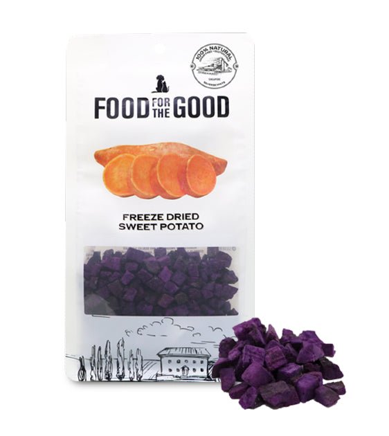 30% OFF: Food For The Good Freeze Dried Sweet Potato Cat & Dog Treats - Good Dog People™