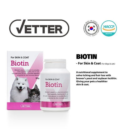 30% OFF: Vetter Biotin Skin & Coat Health Supplements for Dogs & Cats - Good Dog Peopleā¢