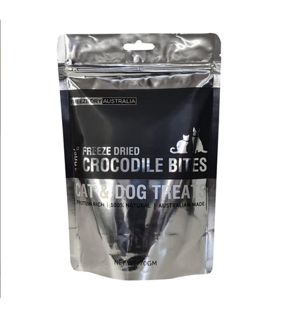Freeze Dry Australia Crocodile Bites Freeze Dried Cat & Dog Treats