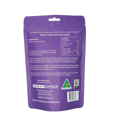 Freeze Dry Australia Emu Cookie Freeze Dried Cat & Dog Treats