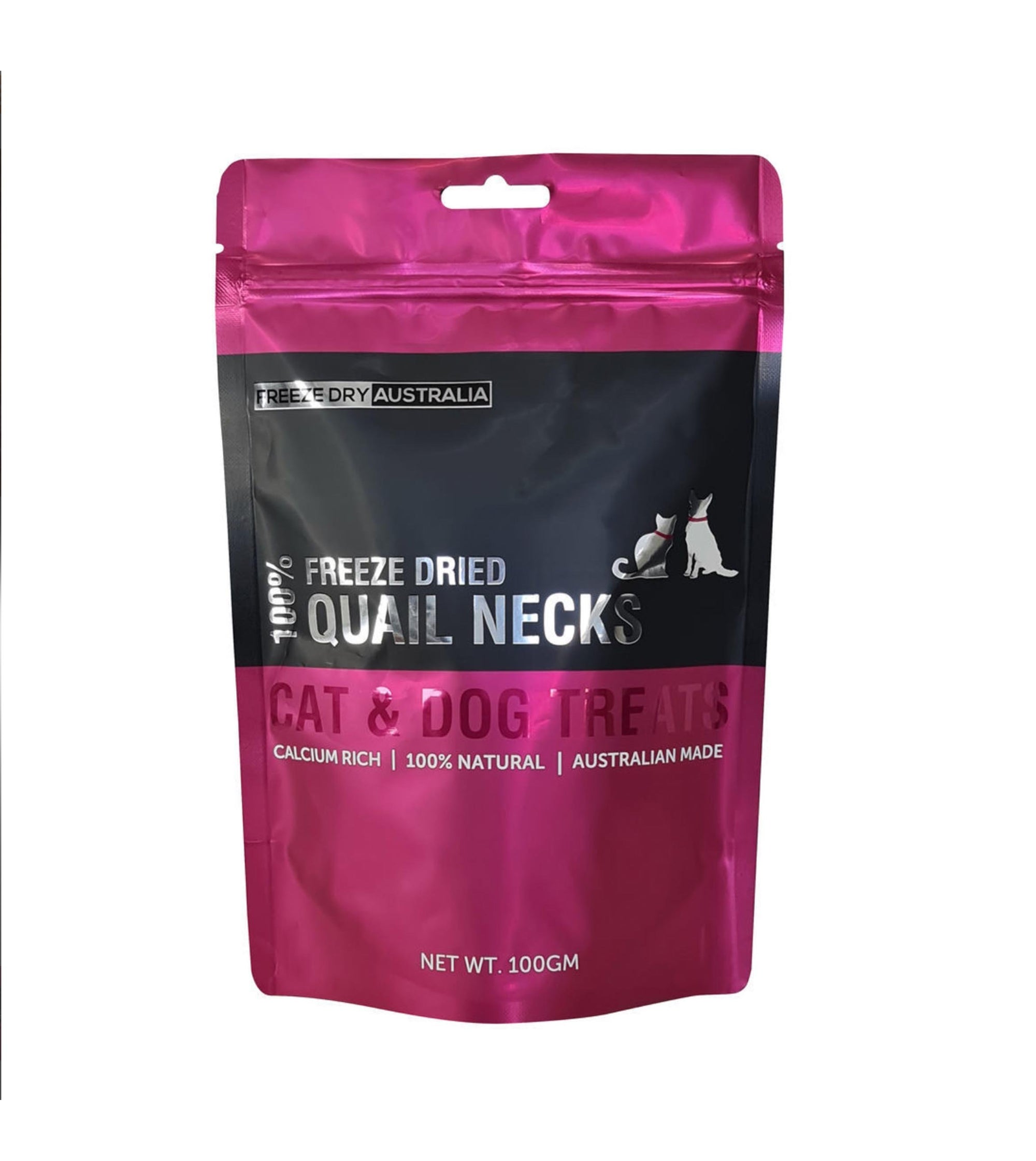 Freeze Dry Australia Quail Necks Freeze Dried Cat & Dog Treats