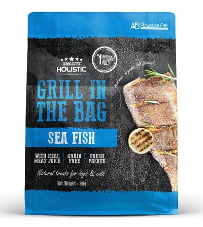 35% OFF: Absolute Holistic Grill In The Bag (Sea Fish) Natural Dog & Cat Treats - Good Dog People™