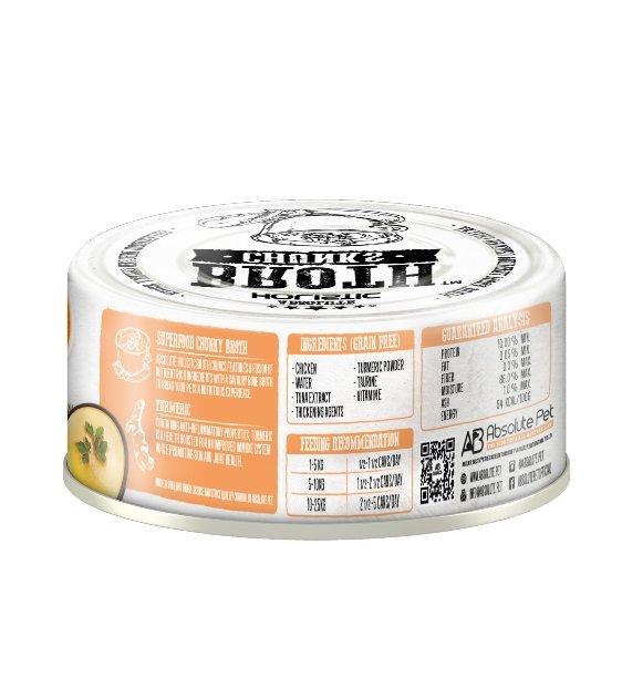 40% OFF: Absolute Holistic Broth Chunks (Chicken Cutlets & Turmeric) Wet Cat & Dog Food - Good Dog People™