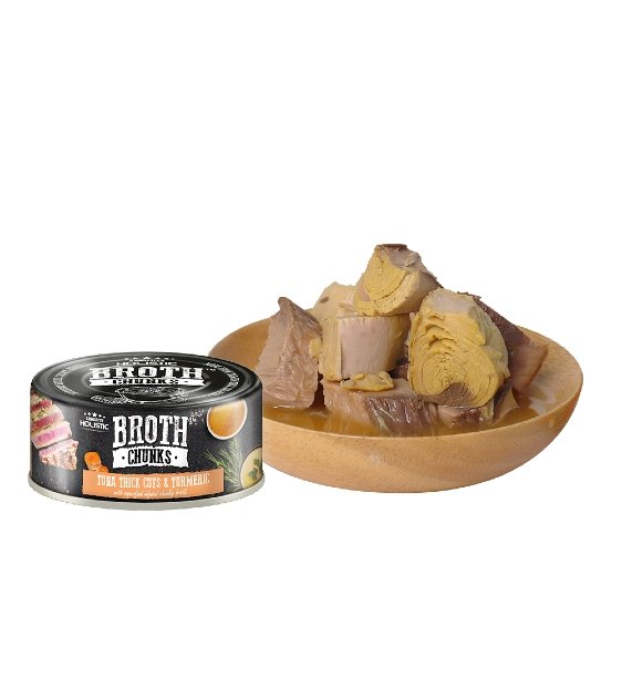 40% OFF: Absolute Holistic Broth Chunks (Tuna Thick Cuts & Turmeric) Wet Cat & Dog Food - Good Dog Peopleā¢
