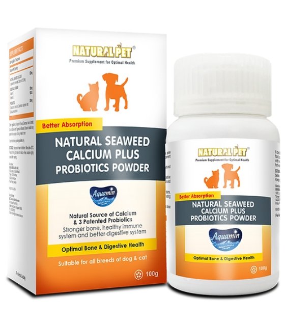 5% OFF: NATURAL PETĀ® Natural Seaweed Calcium Plus Probiotics Powder for Cats & Dogs - Good Dog Peopleā¢