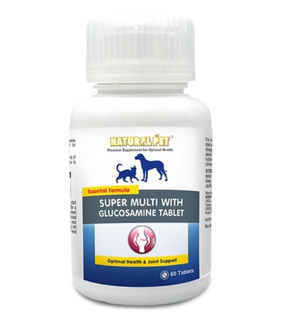 5% OFF: NATURAL PETĀ® Super Multi with Glucosamine Tablet Supplement for Cats & Dogs - Good Dog Peopleā¢
