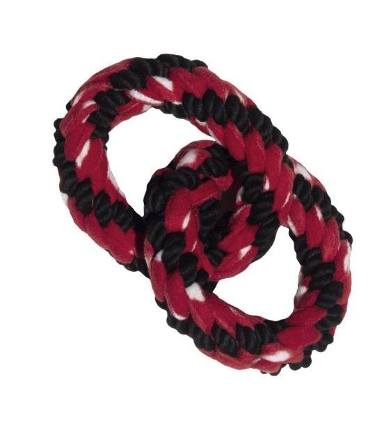 KONG Signature Rope Double Ring Tug Dog Toy