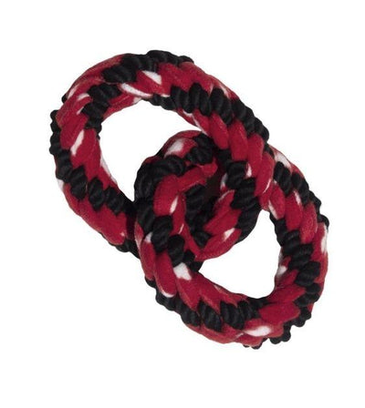 KONG Signature Rope Double Ring Tug Dog Toy