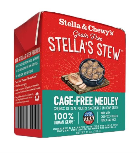 $6 ONLY [PWP SPECIAL]: Stella & Chewy’s Grain Free Stews - Cage Free Medley Wet Dog Food