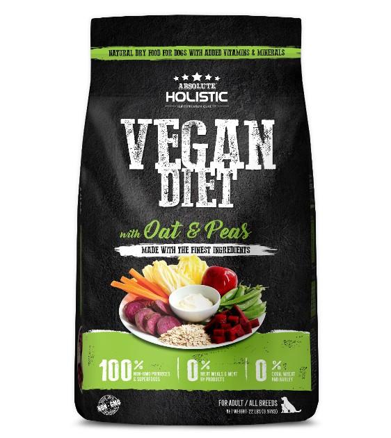 Absolute Holistic Vegan Diet With Oats & Peas Dry Dog Food