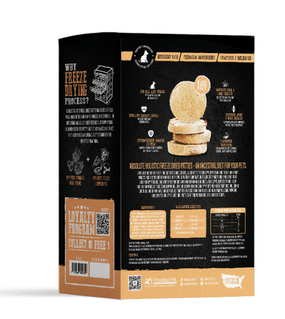 Absolute Holistic Freeze Dried Raw Chicken Patties Dog Food