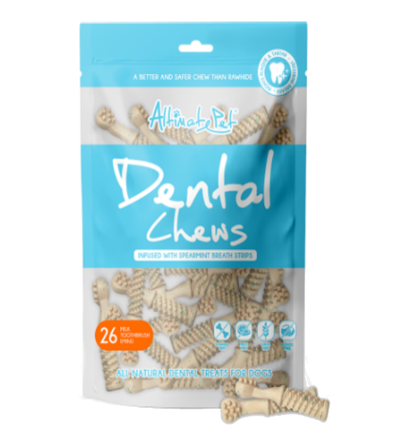 Altimate Pet (Milk & Spearmint) Dental Dog Chews - Full Size Pack
