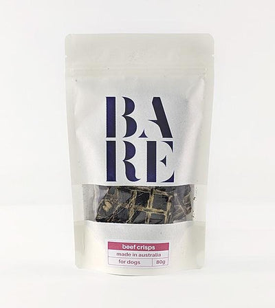 20% OFF: BARE Australian Premium Beef Crisps Dog Treats