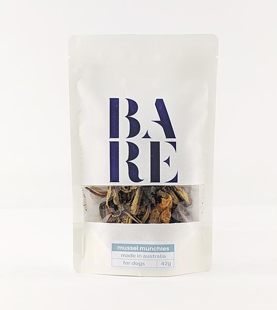 20% OFF: BARE Australian Premium Mussel Munchies Dog Treats