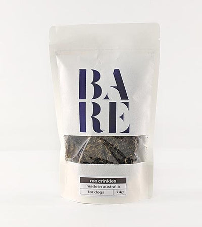 BARE Australian Premium Roo Crinkles Dog Treats