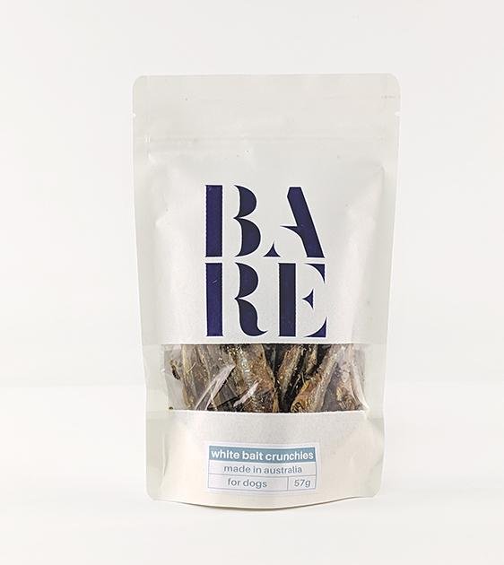 20% OFF: BARE Australian Premium White Bait Crunchies Dog Treats