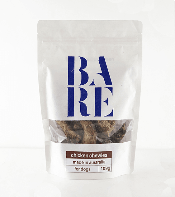 BARE Australian Premium Chicken Chewies Dog Treats