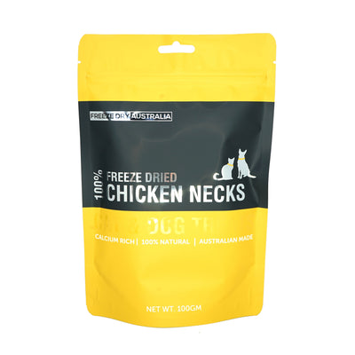 Freeze Dry Australia Chicken Necks Freeze Dried Cat & Dog Treats