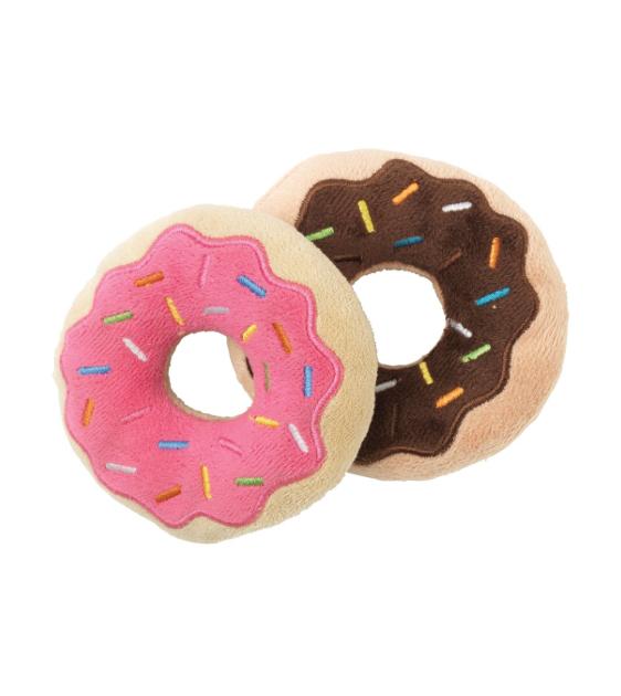 FuzzYard Donuts (2 Per Pack) Dog Plush Toy