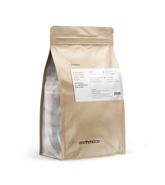 Earthmade Grass-Fed Goat Lung Slice Air Dried Dog Treats