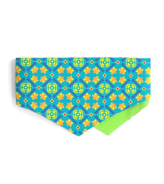 Good Dog People x Ohpopdog Pawranakan Dog Bandana (Teal)